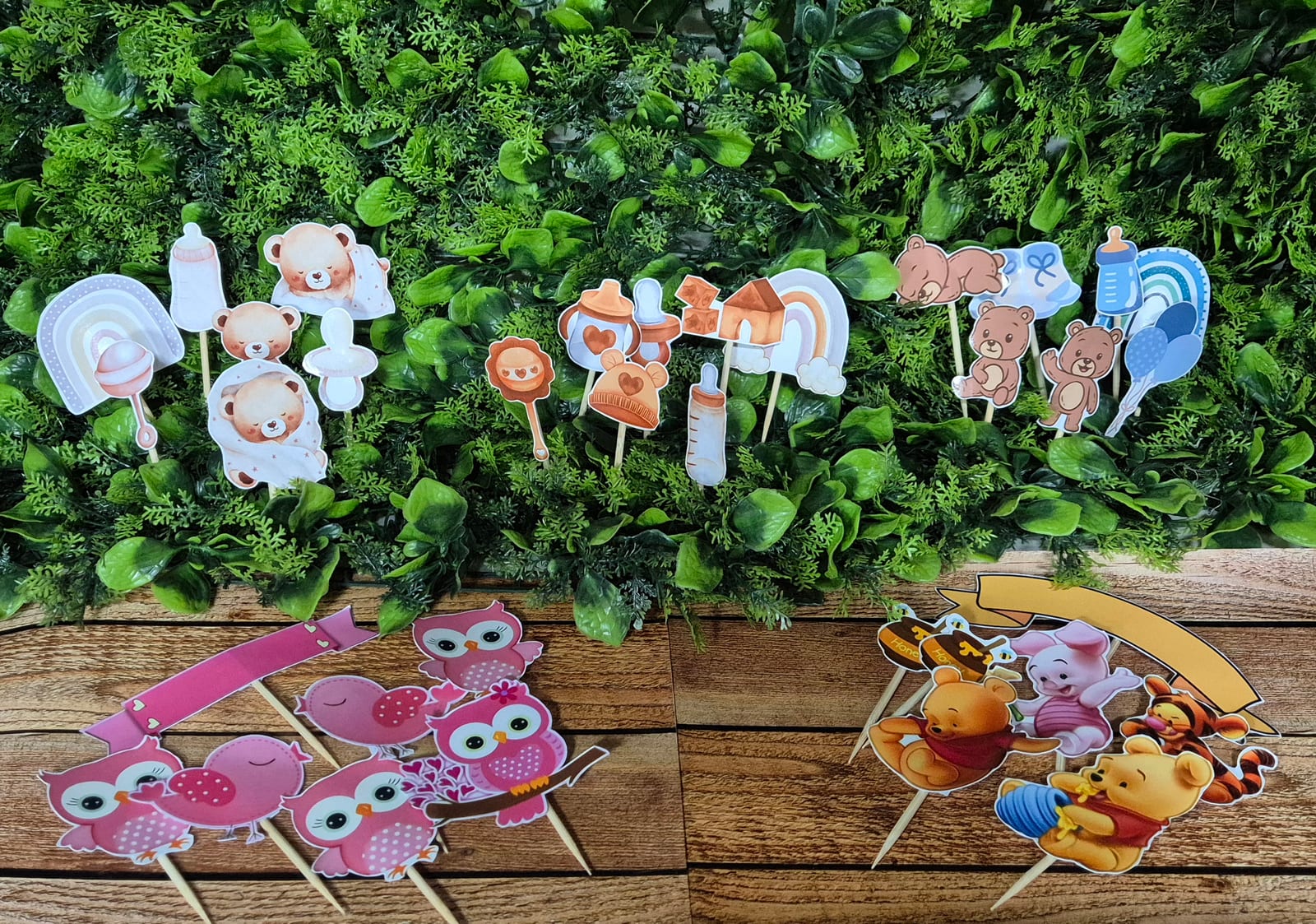 Personalised Cupcake Toppers for Baby Showers