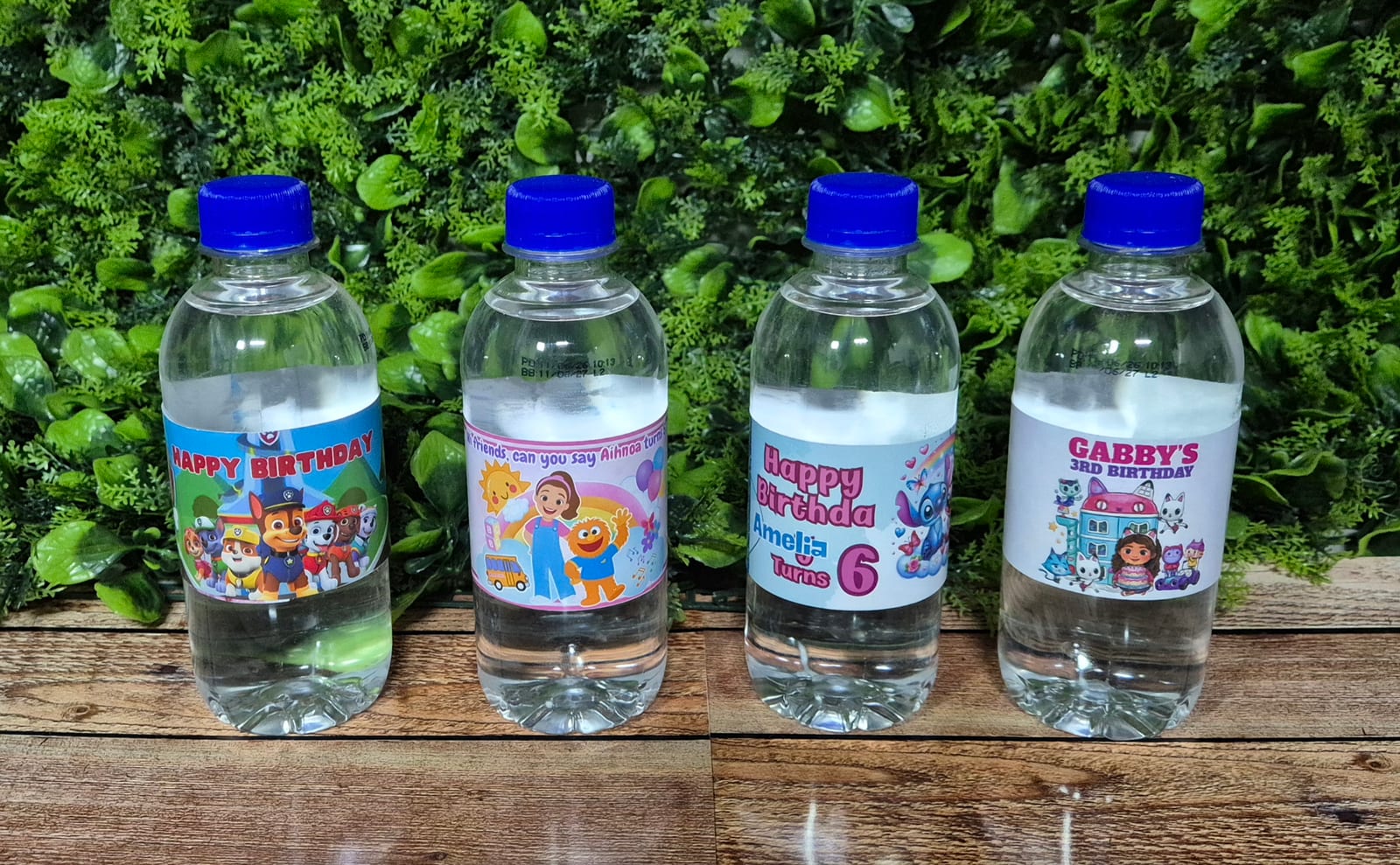 Water Bottle Wrapper 330ml for Kids’ Parties