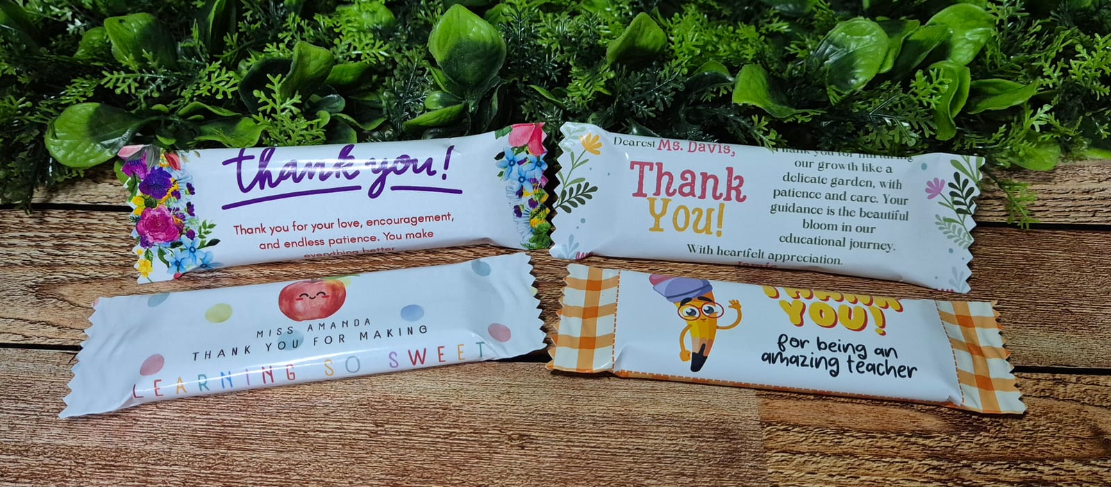 Teacher Appreciation Chocolate Wrapper KitKat for Teacher appreciation